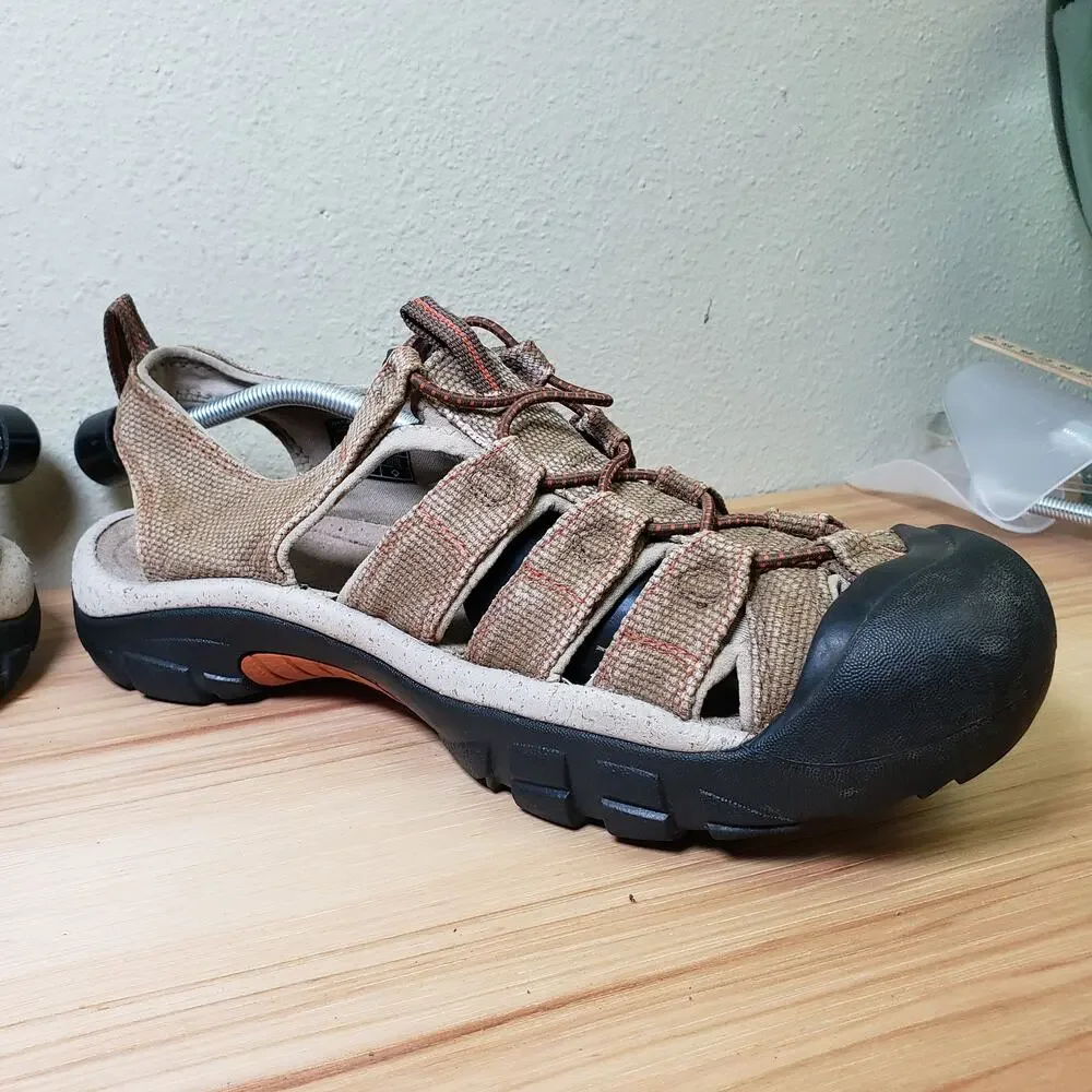 Keen Men's 12 Newport Water‎ Sandals Beige Tan Hiking Gorpcore Utility Camping